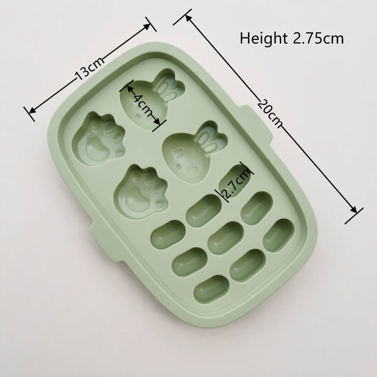 Rabbit Bear Paw Silicone Steaming Mold for Baby Food