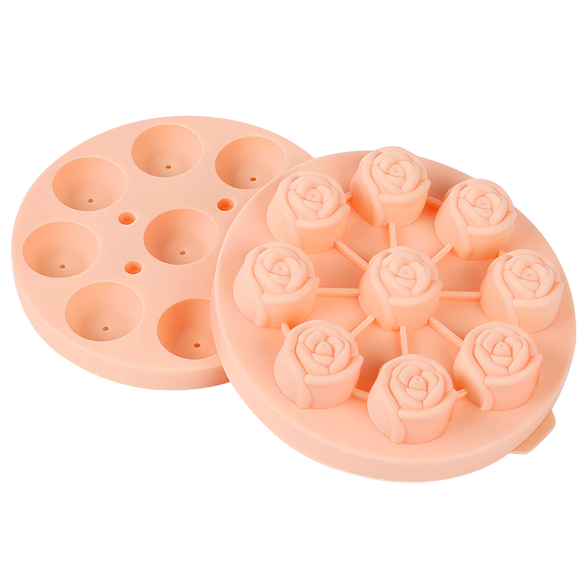 Rose Shape Silicone Ice Cube Mold