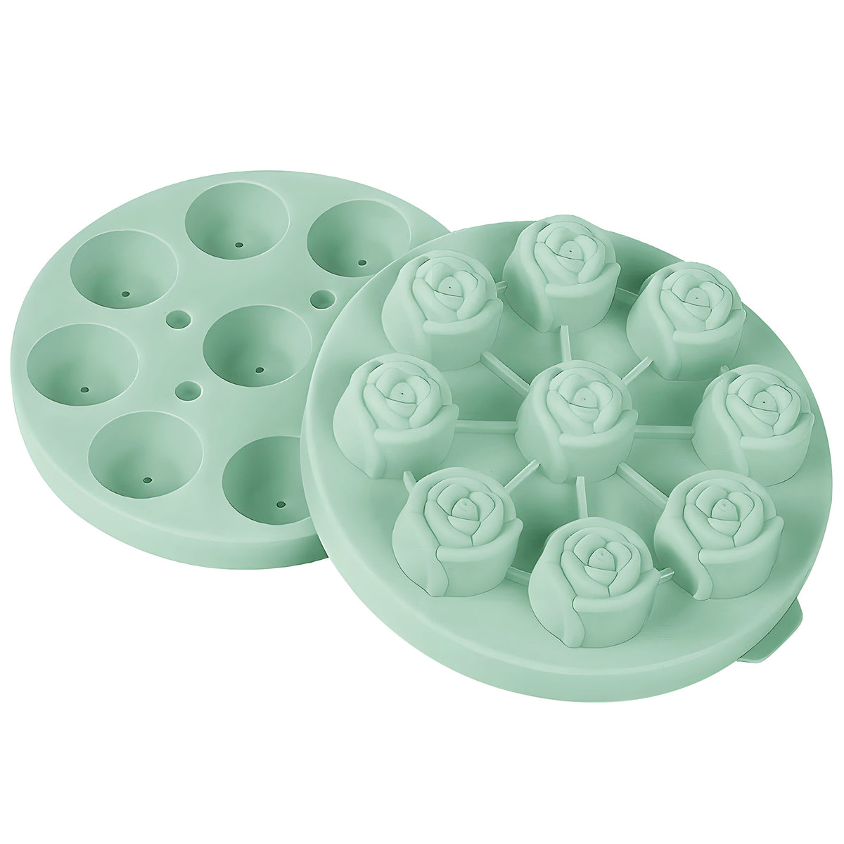 Rose Shape Silicone Ice Cube Mold