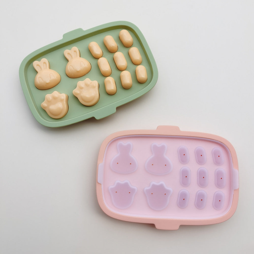Rabbit Bear Paw Silicone Steaming Mold for Baby Food