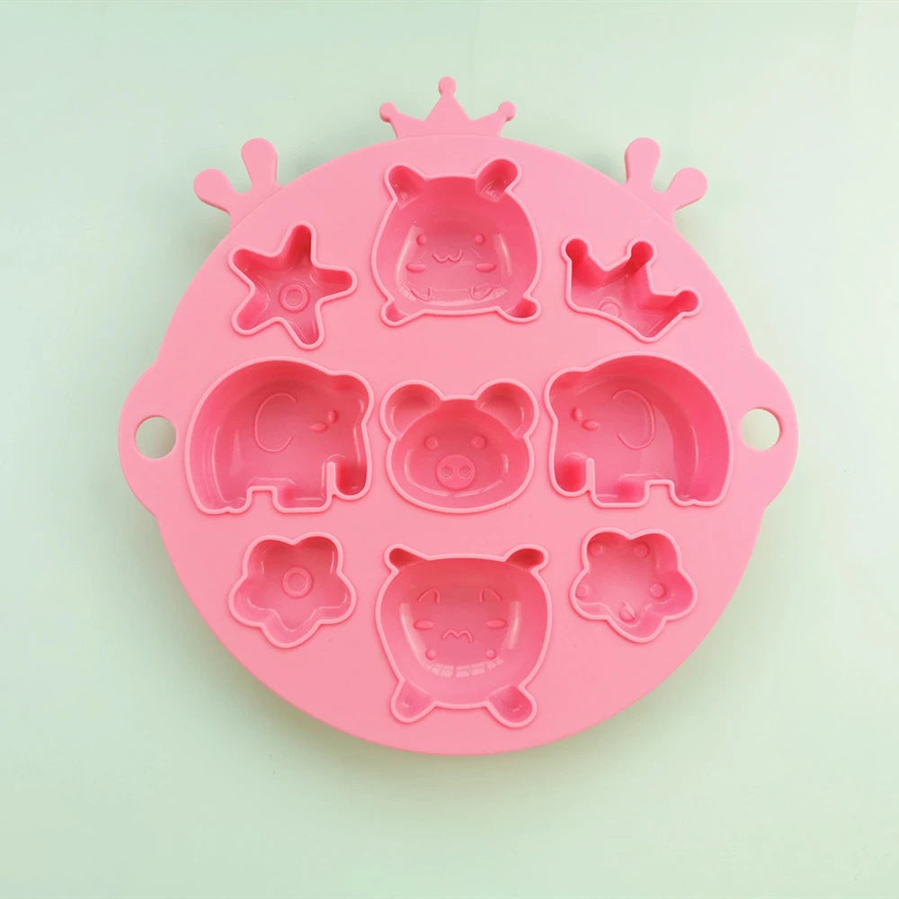 Cartoon Animal Star Flower Silicone Steaming Mold